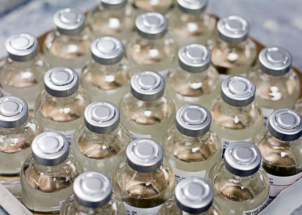 How far apart are the first and second doses?